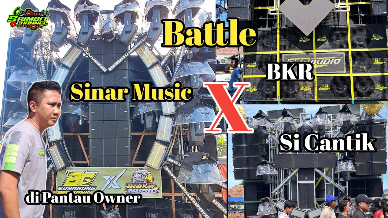 Battle Sinar Music X BKR & Si Cantik 2 Lawan 1 Sinar Music Mengganas