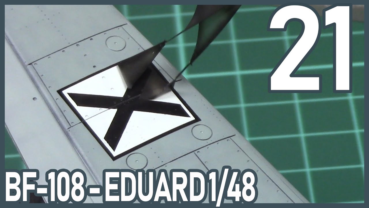 Painting the national insignia and more - ep.21 - 1/48 Messerschmitt Bf-108 Taifun build