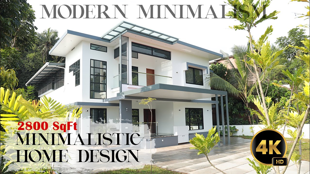നിസ്സാരക്കാരനല്ല ഈ വീട്,  MINIMALISTIC CONTEMORARY KERALA STYLE HOME DESIGN  #hometour #architect