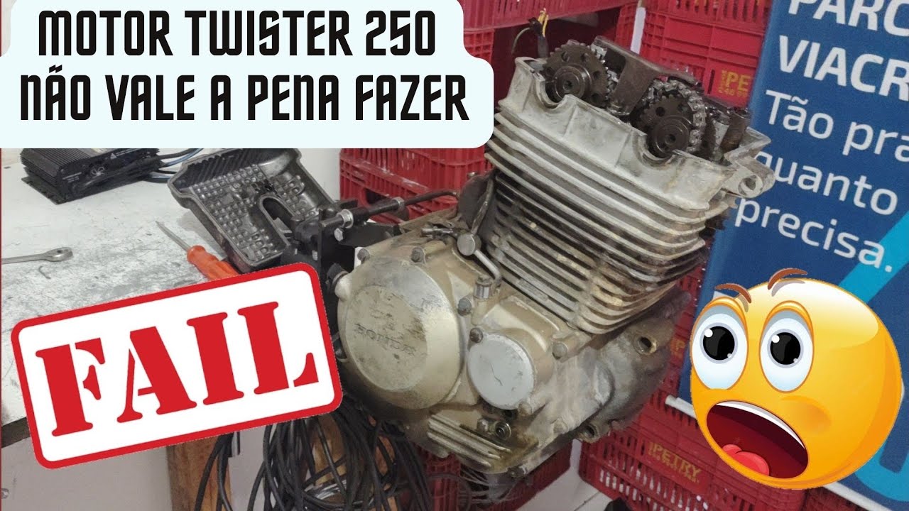 MOTOR TWISTER 250, NÃO VALE A PENA FAZER🤔🤔🥺🥺😱😱