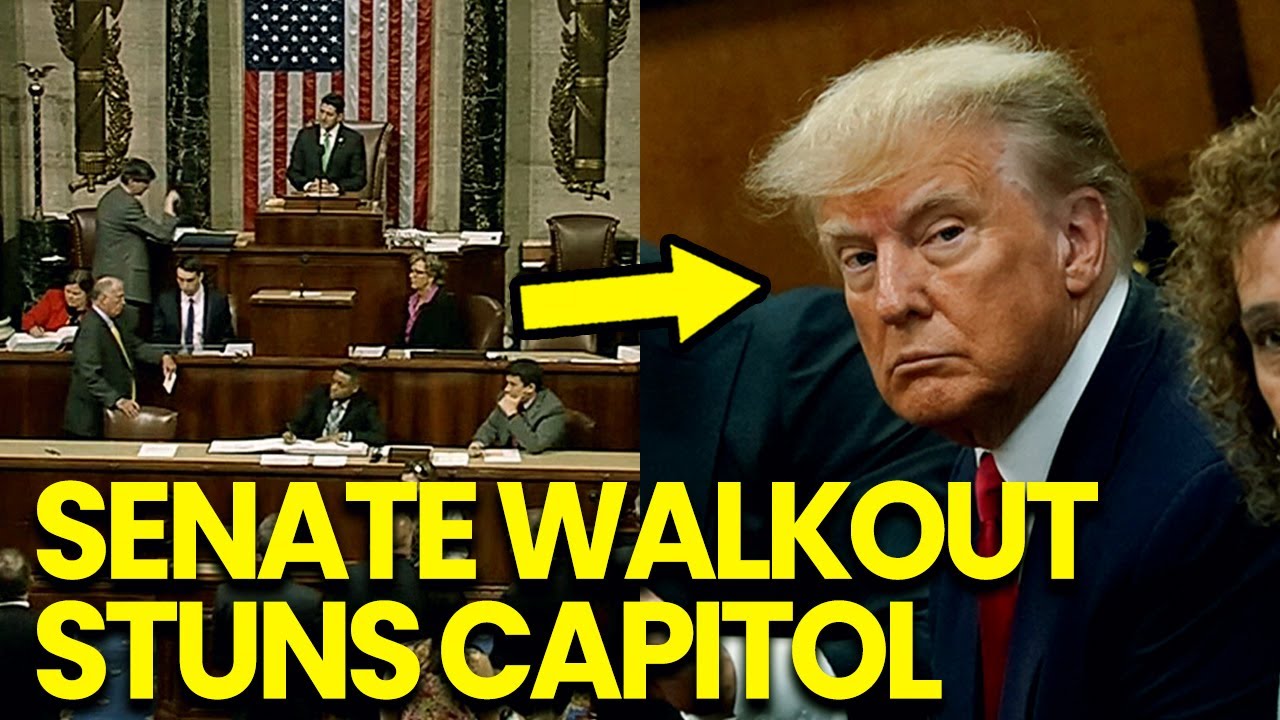 Trump HUMILIATED as Senate Walkout Sets Capitol In CHAOS