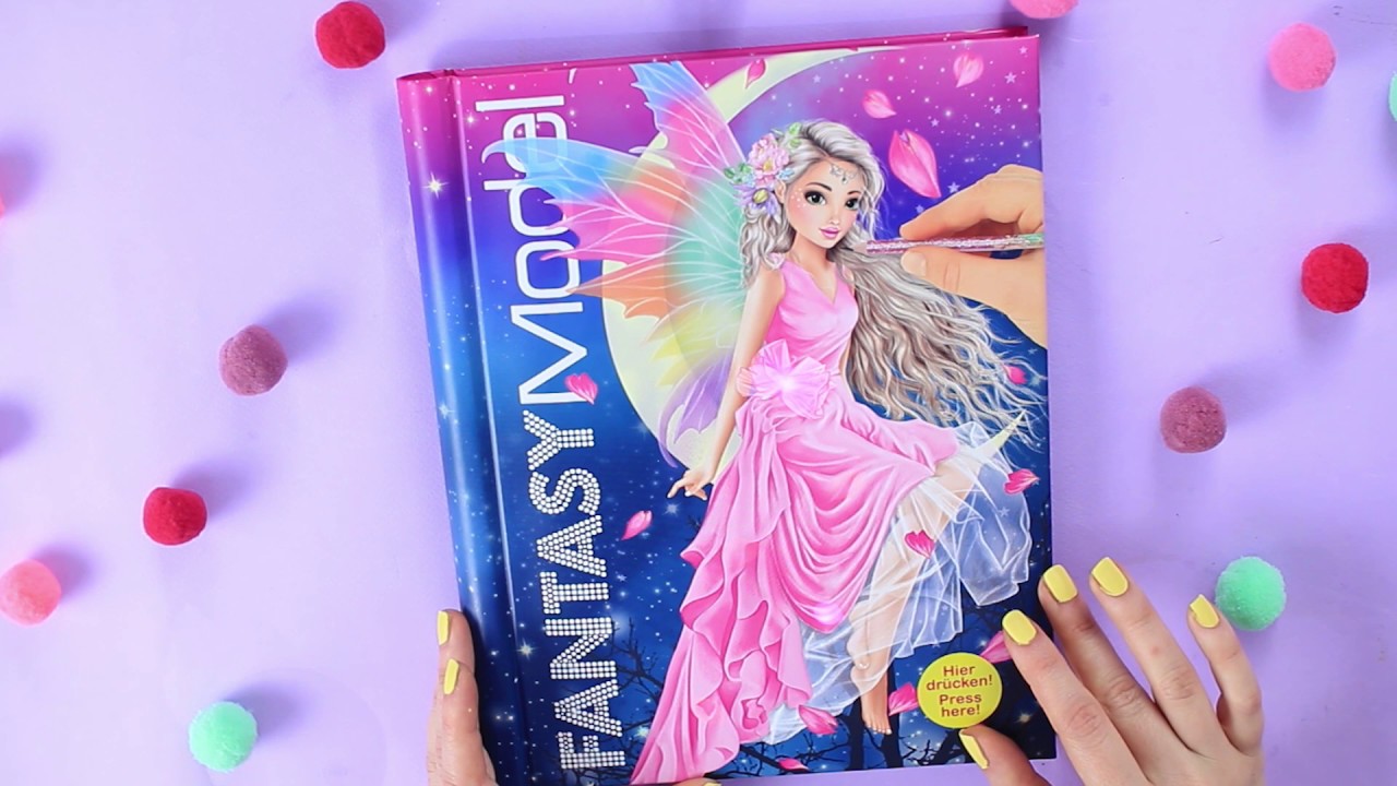 Candy Sprinkle Fee | Malen im TOPModel Malbuch || Foxy Draws