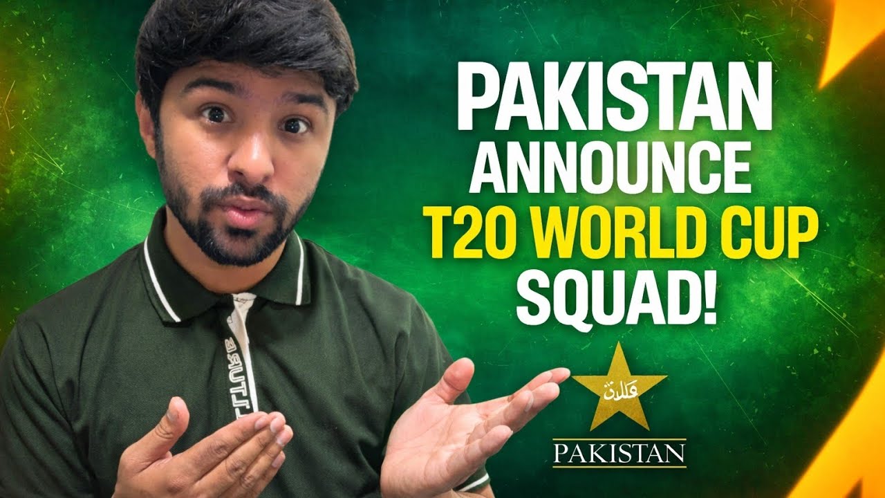 Pakistan Announce T20 World Cup 2026 Squad 😱 | Shocking Inclusions & Big Drops!
