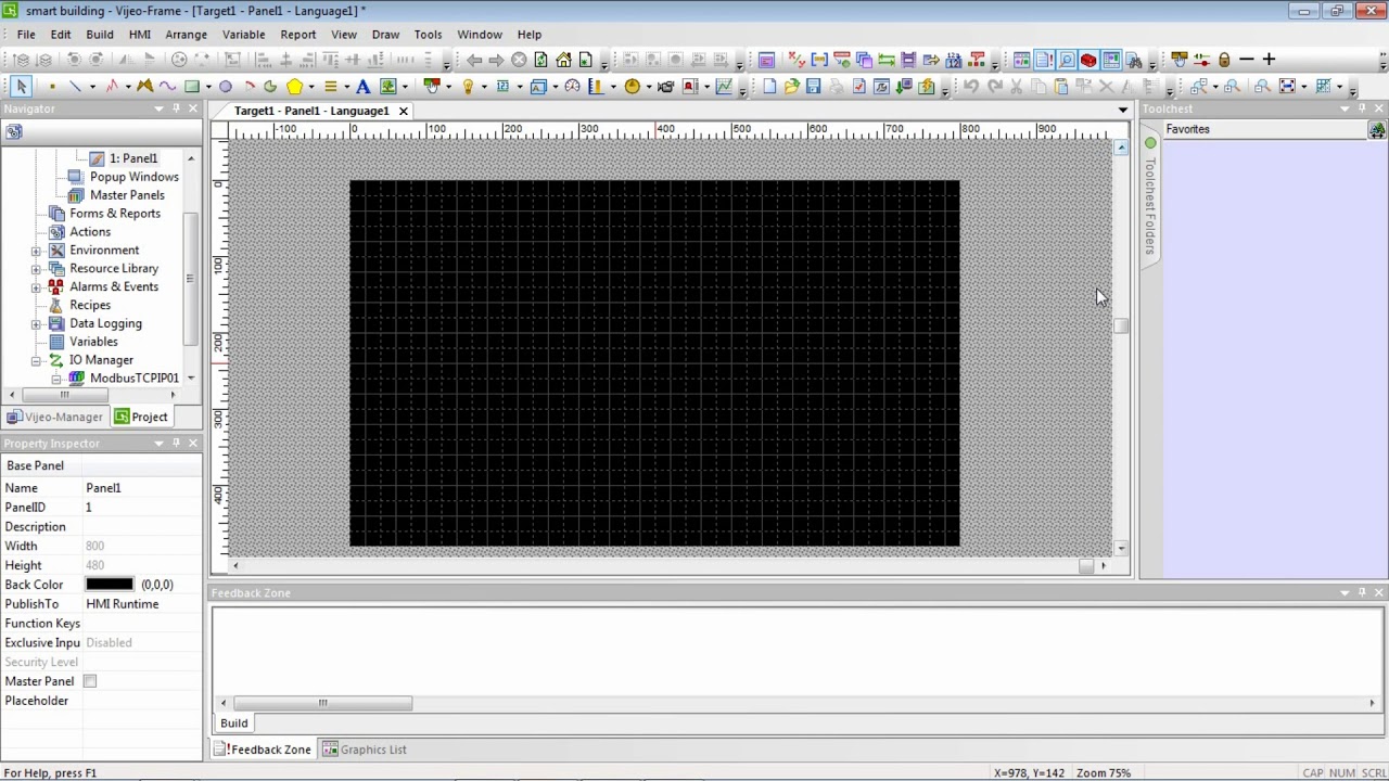 Simulasi HMI Schneider Vijeo Designer Basic dengan program PLC Ecostruxure Machine Expert Basic