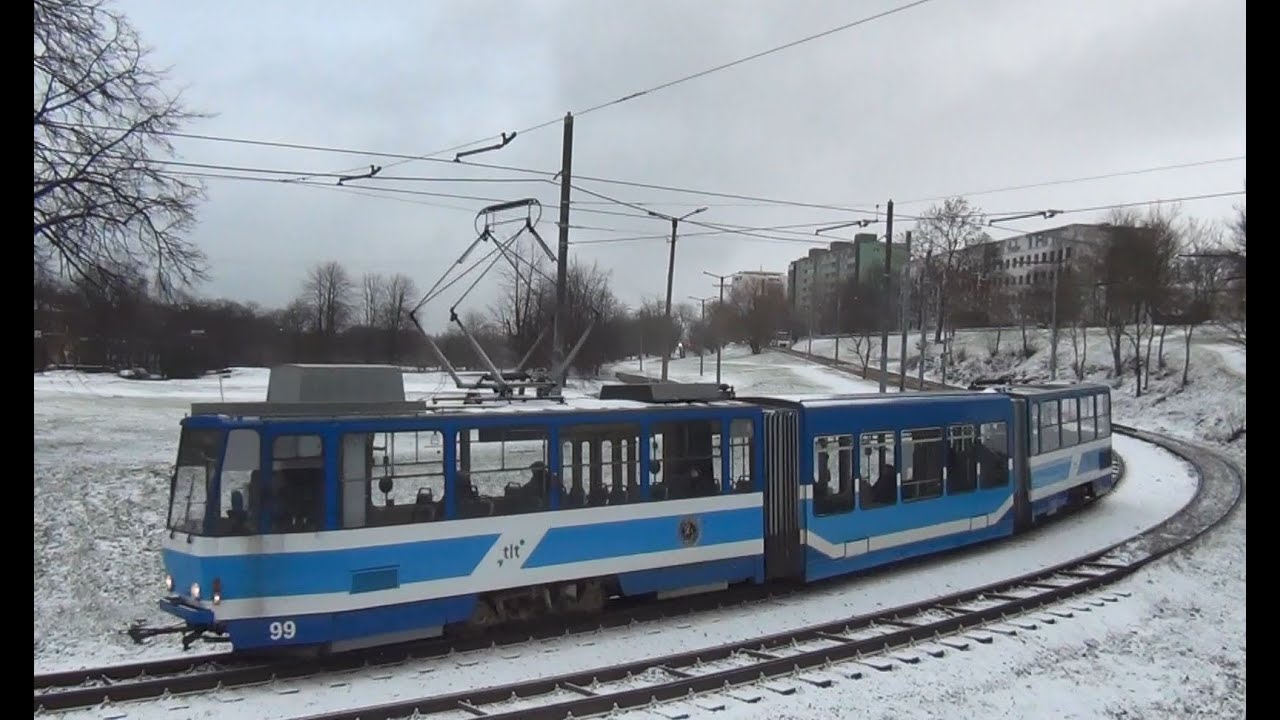 Trams in Tallinn // Трамваи в Таллинне