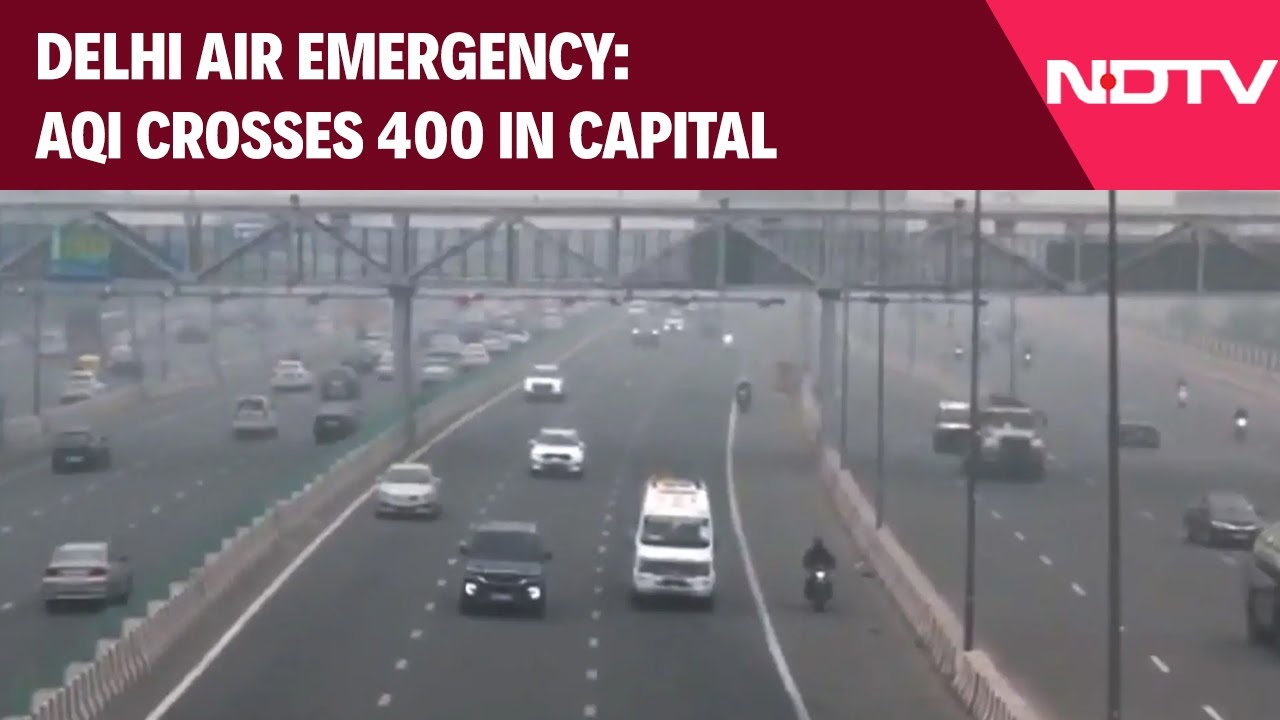 Delhi AQI | Delhi Air Emergency: AQI Crosses 400 In Capital