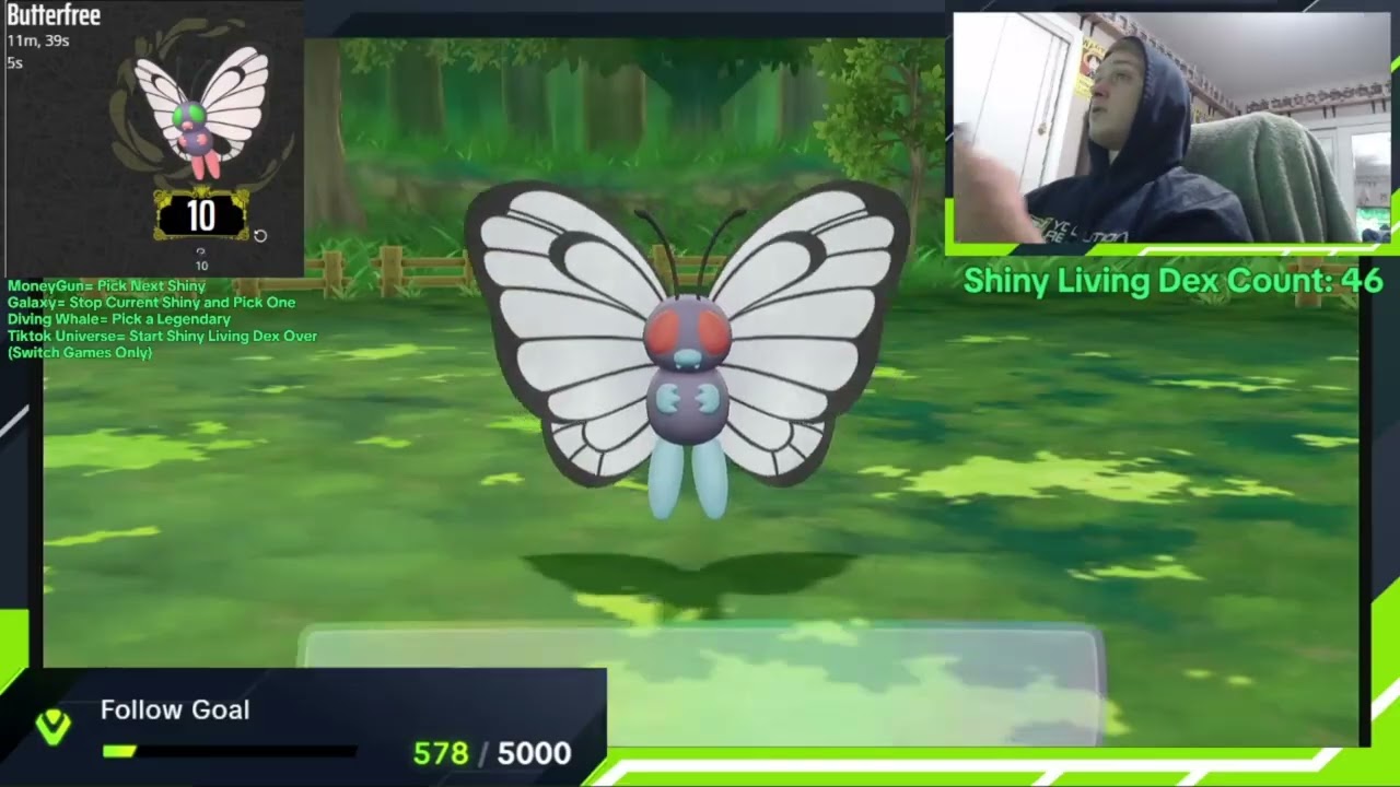 Shiny Living Dex #47 Butterfree