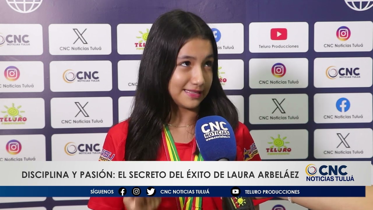 Laura Isabel Arbeláez Aguirre Campeona Sudamericana de Tenis de Mesa.