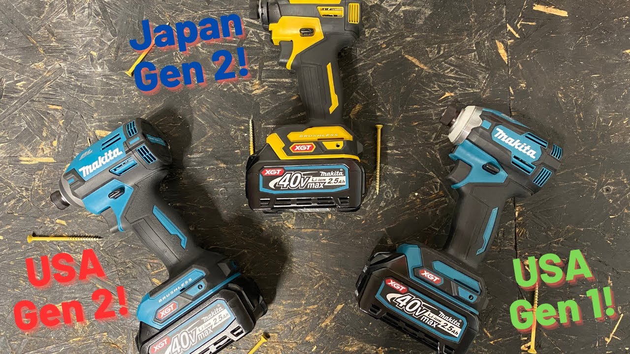 Best Makita XGT Impact Driver? | We test them ALL! USA and Japan Models!