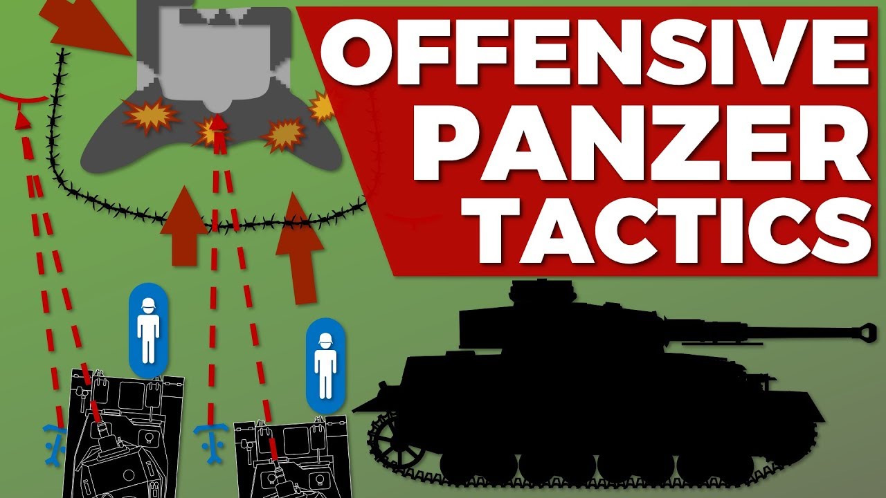 German Panzer Tactics WW2 - Attack