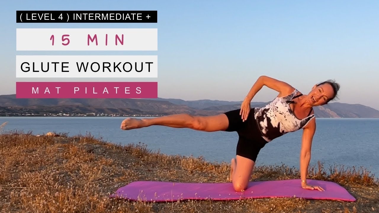 15 Min Pilates Glute Workout 🔥 Intermediate + Booty Workout 🌶️ (Level 4)