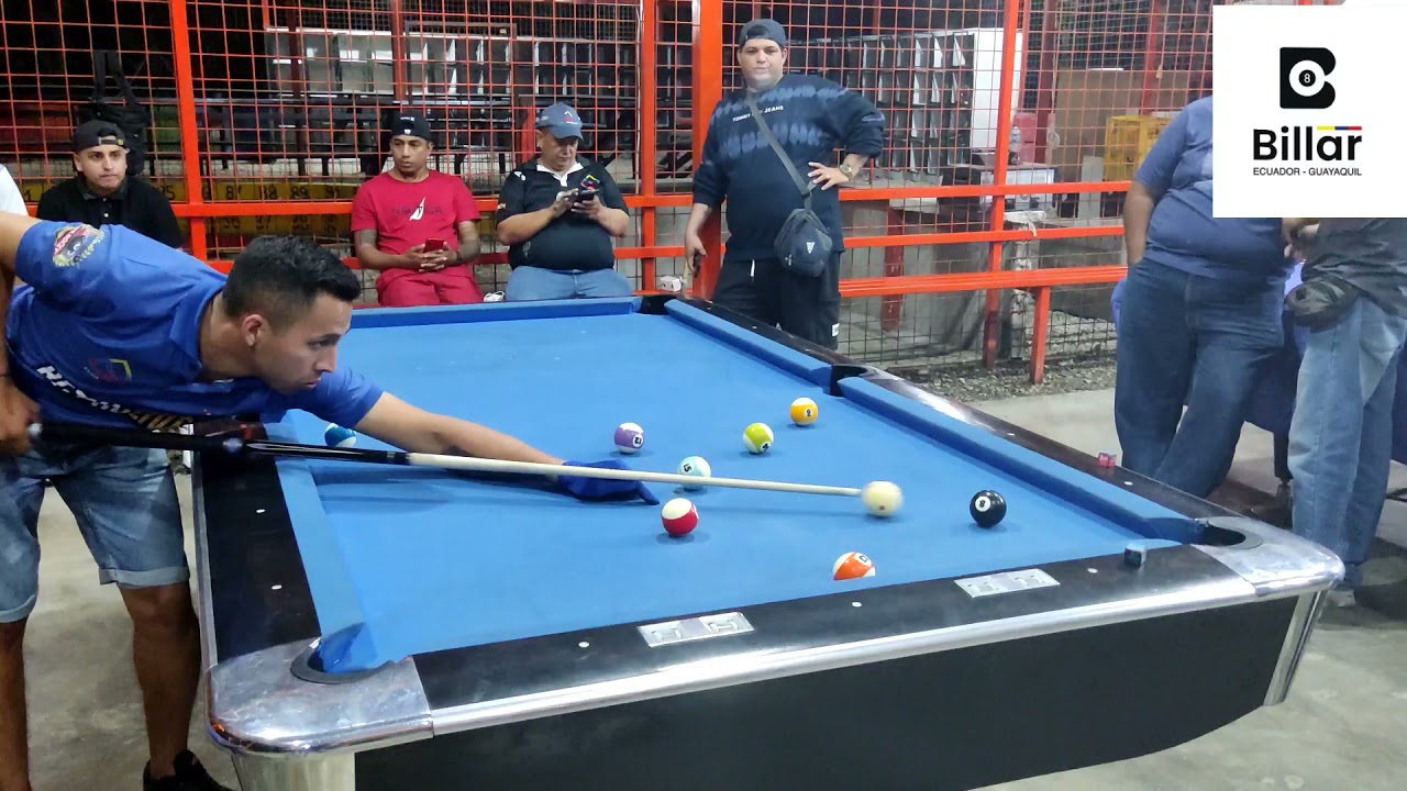 Billar. Tallarín (Ecuador)VS Orellana (Venezuela) PARTIDAZA 🎱🇪🇨💯🏆
