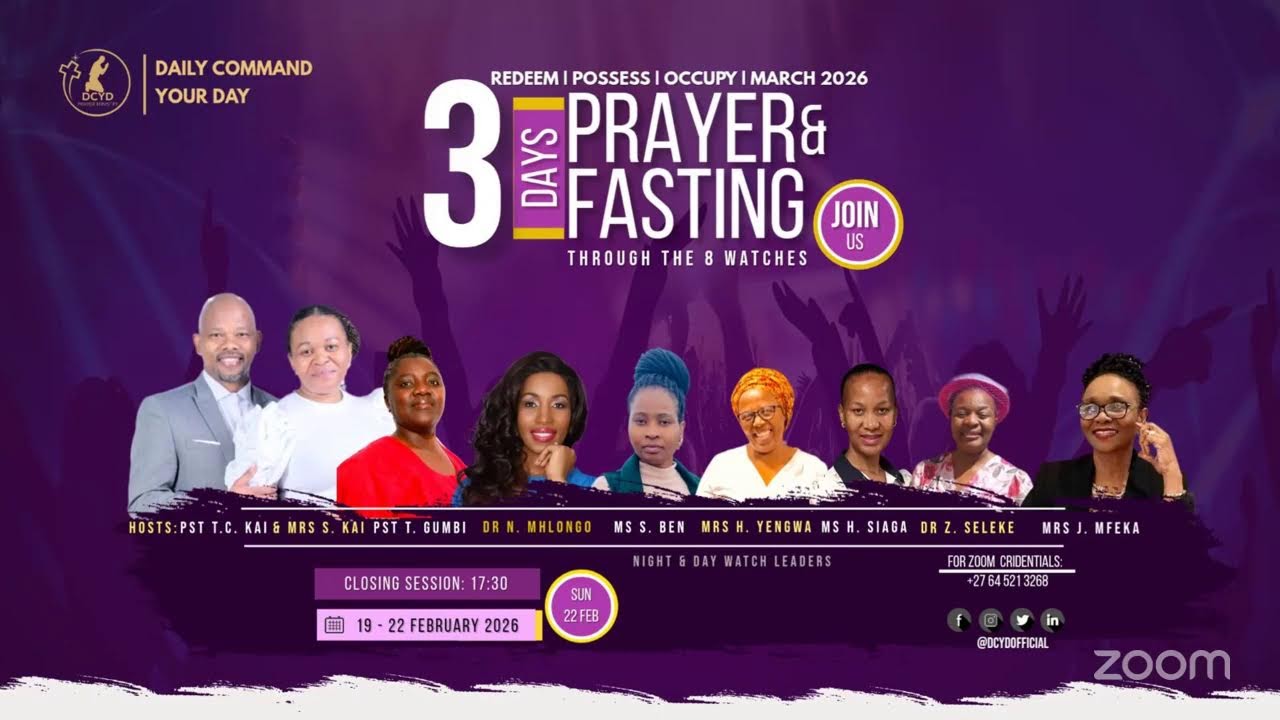 RPO MARCH | DAY 3 OF 3 DAYS OF PRAYER & FASTING PROGRAM | CLOSING SESSION | SUN, 22 FEB 2026
