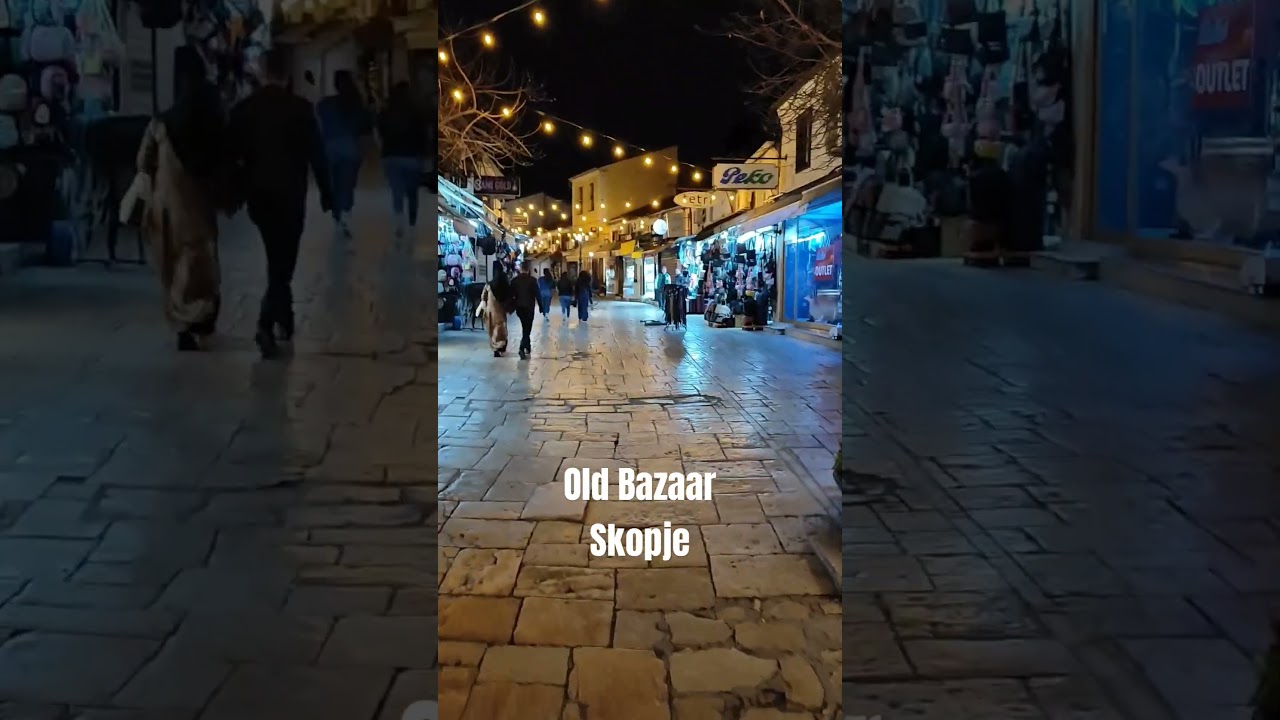 OLD BAZAAR, SKOPJE #skopje #macedonia #walking #travel #music #song #folk #video #viral #youtube