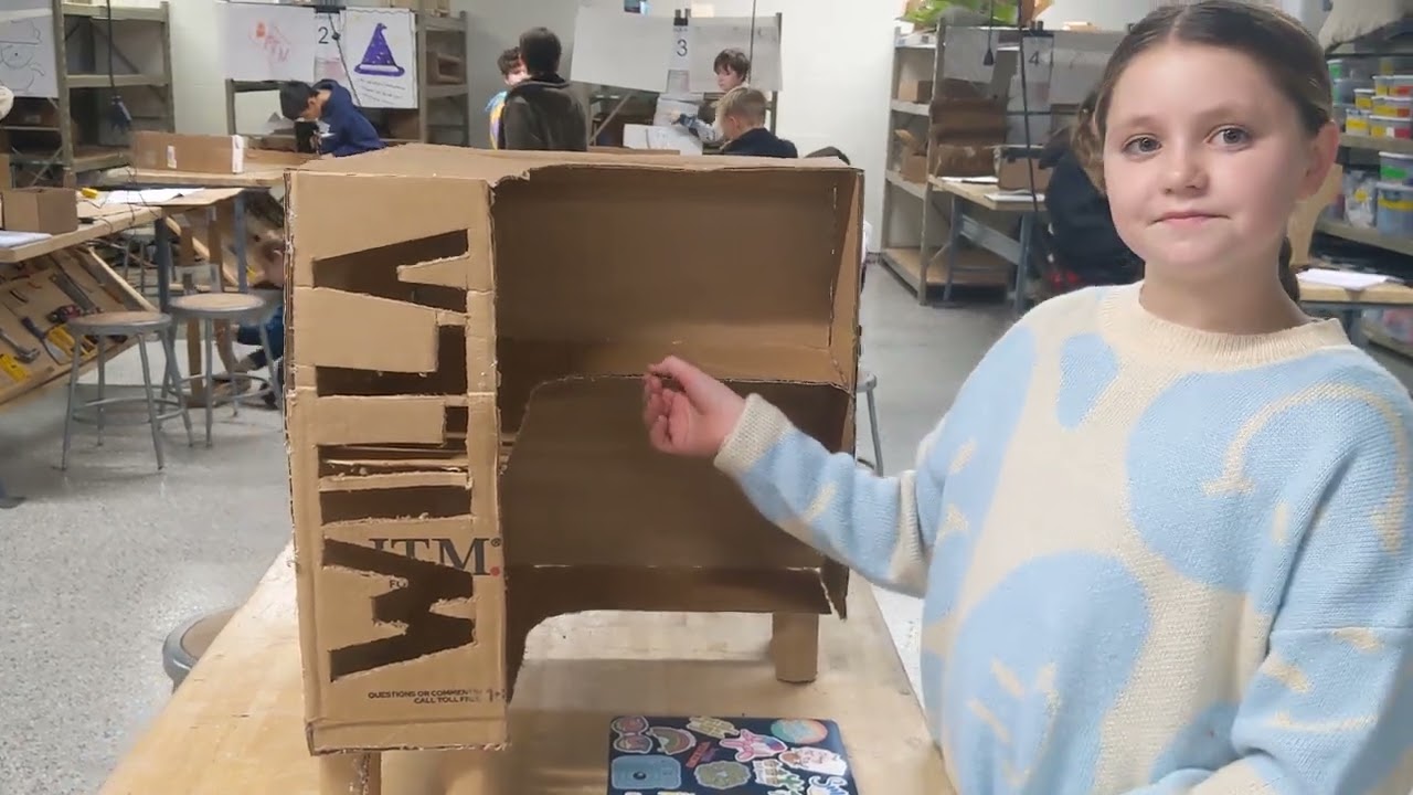 Cardboard Prototypes at Kettle Moraine Middle School (6th Grade Q2 2023)