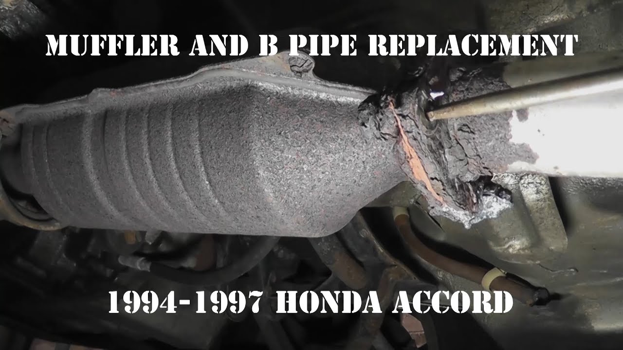 1994 - 1997 Honda Accord Muffler and B Pipe Replacement