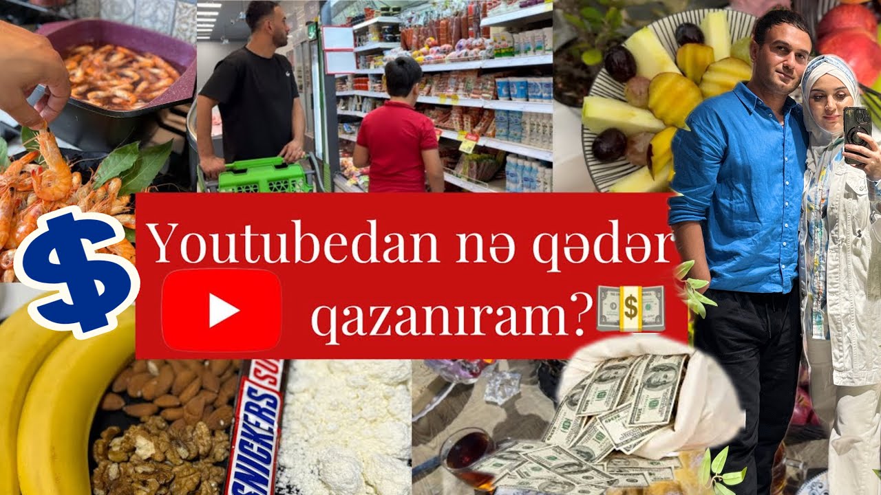 📌YOUTUBEDAN NƏ QƏDƏR QAZANIRAM?🌼REAL GÖSTƏRDİM🥰