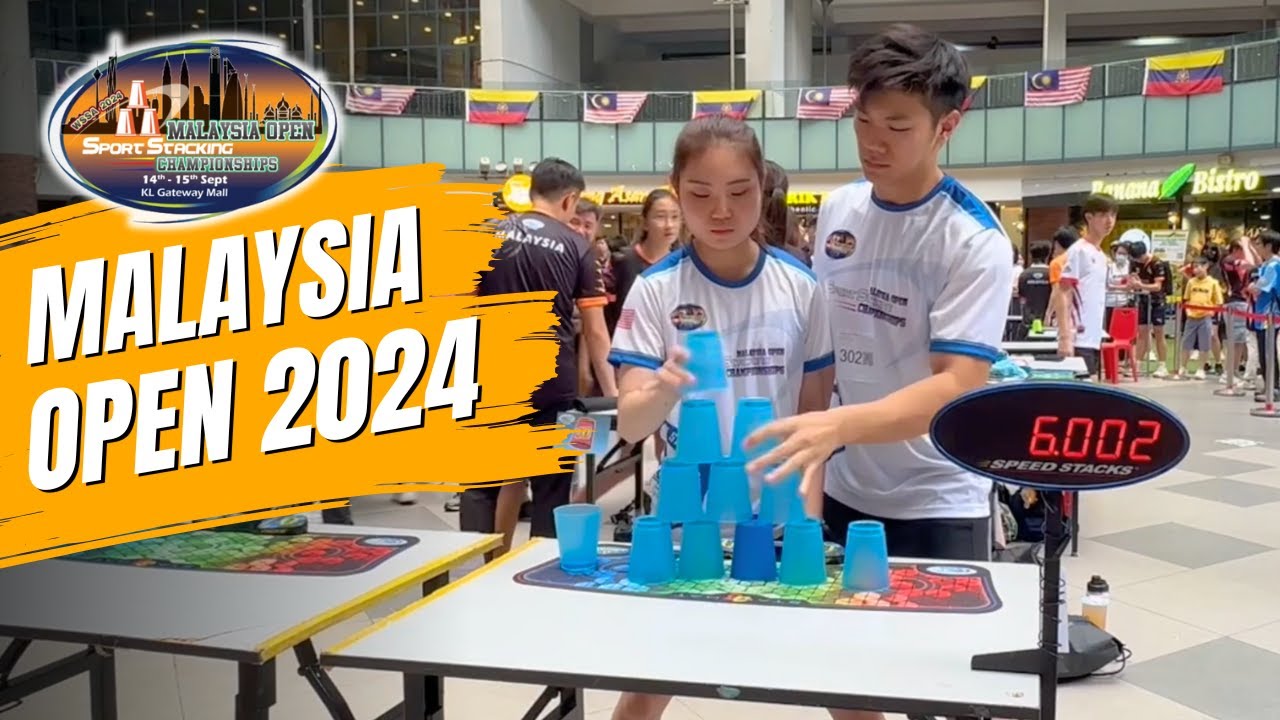 MALAYSIA OPEN SPORT STACKING CHAMPIONSHIPS 2024!