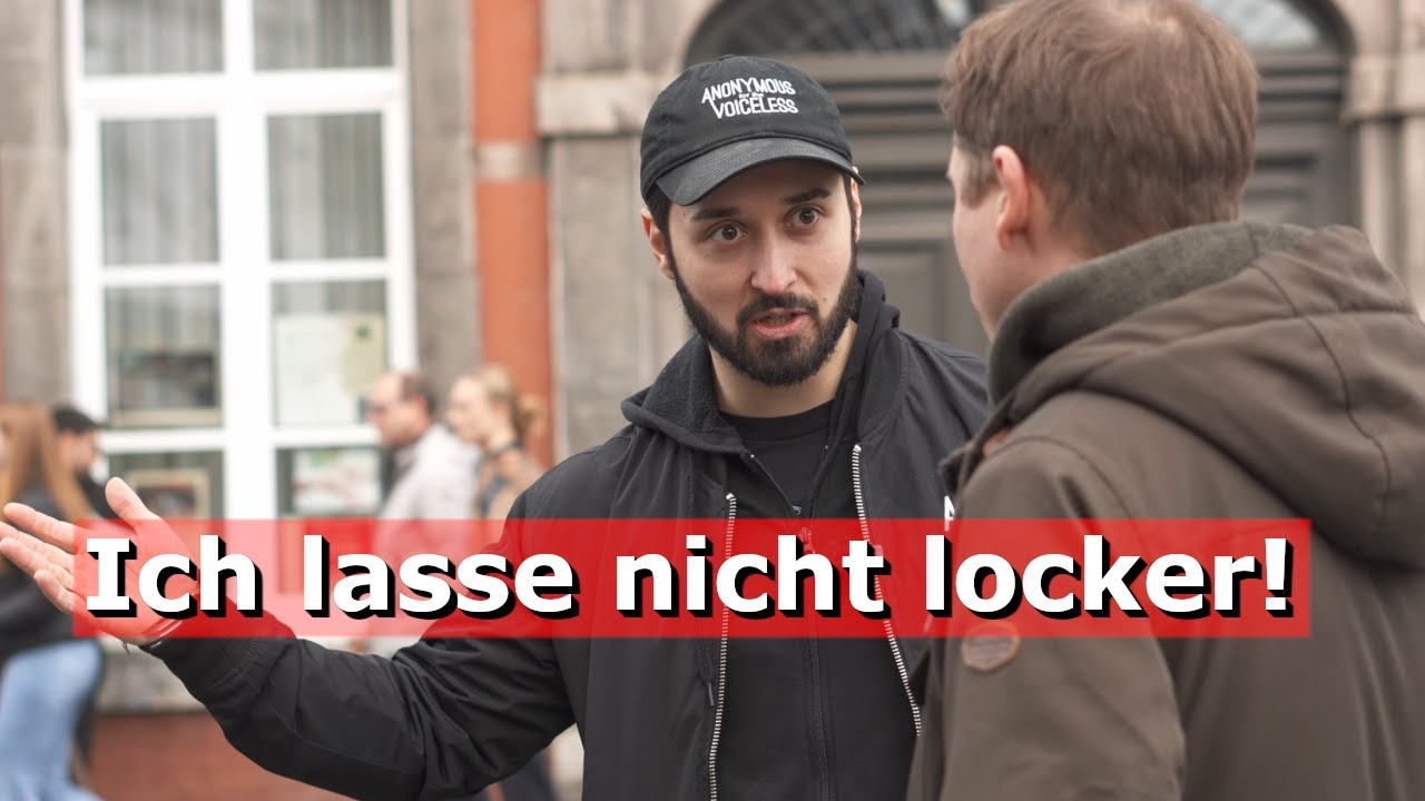 Sein innerer Konflikt ist deutlich!