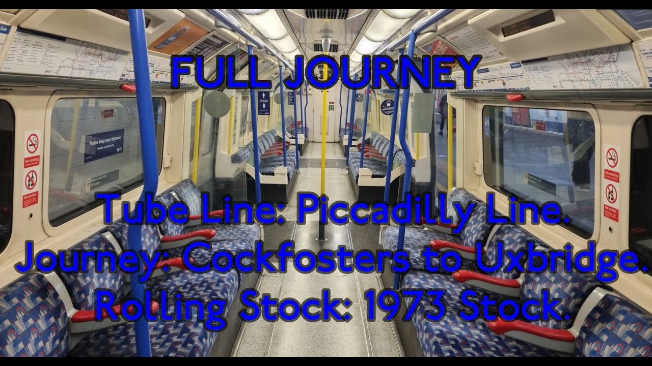 FULL JOURNEY | Piccadilly Line 1973TS: Cockfosters to Uxbridge.