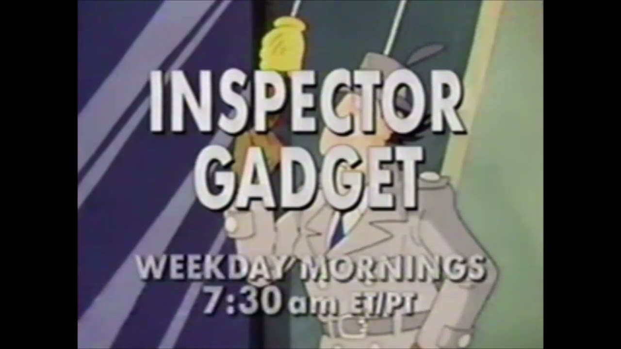 Retro Inspector Gadget TV Show Cartoon Promo 90s #1