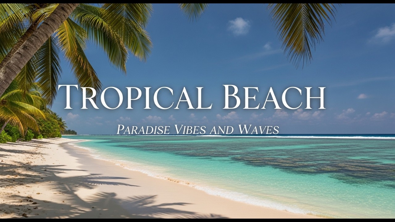 Tropical Beach 🏝️🌊 - Paradise Vibes and Waves
