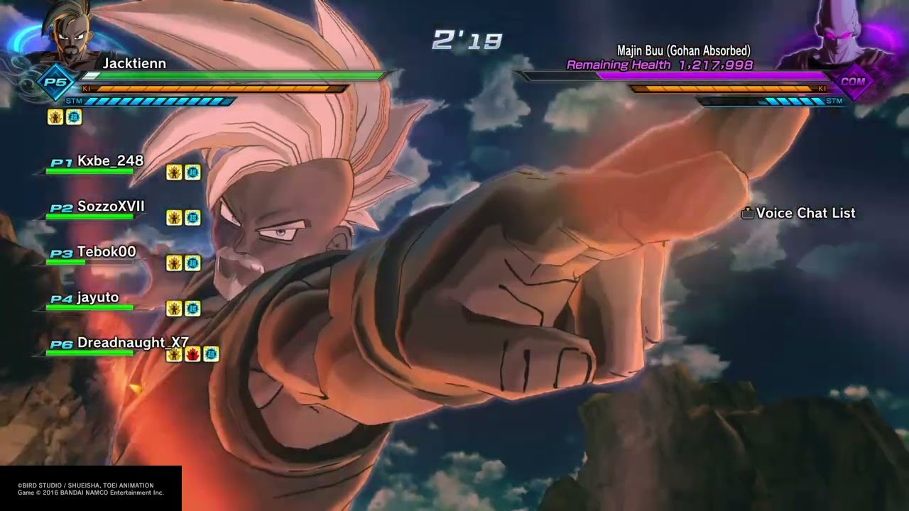DRAGON BALL XENOVERSE 2 Raid BOSS battle vs Ultimate Majin Buu Son Gohan absorbed.