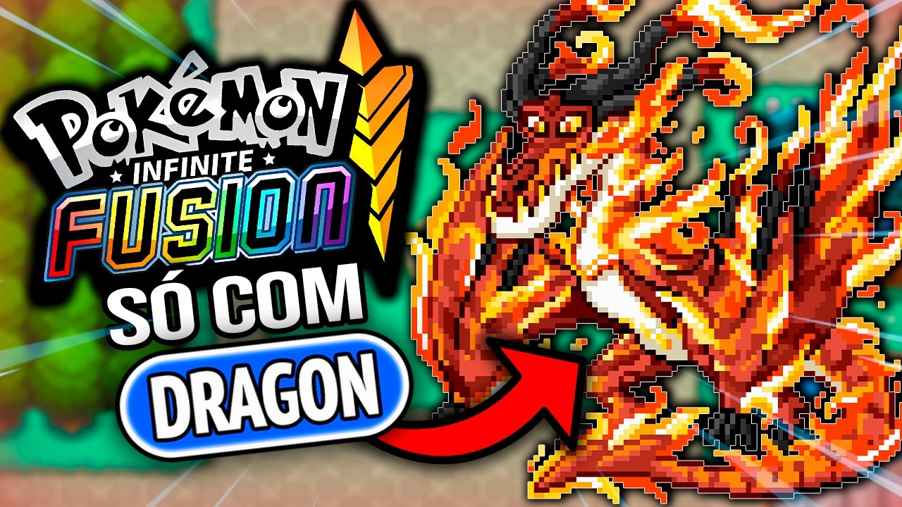 DÁ pra ZERAR Pokémon INFINITE FUSION SÓ com o Tipo DRAGÃO em JOHTO?! 🐲