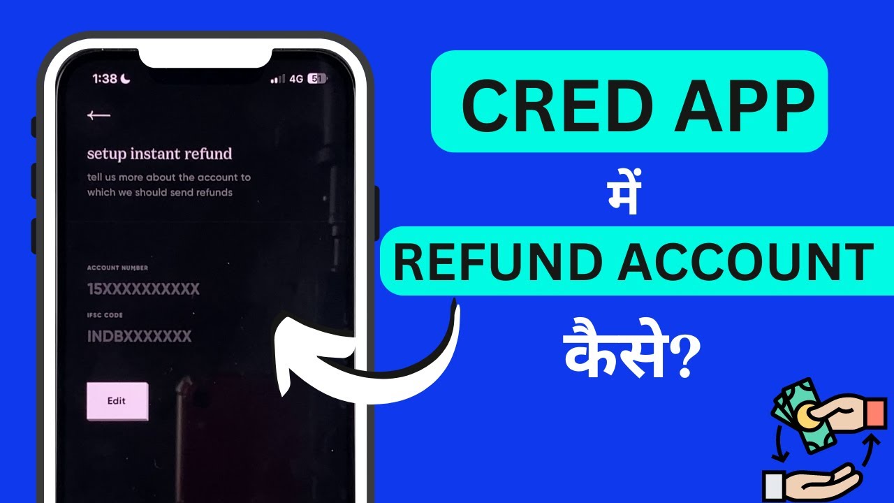 Cred Payment Failed? जल्दी ही  Refund Account Setup करो