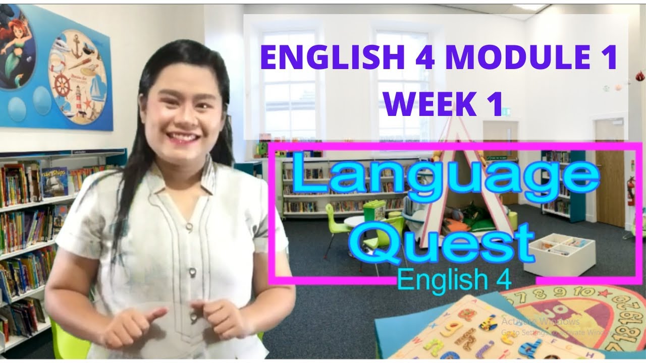 TV-BASED INSTRUCTION English 4 Module 1