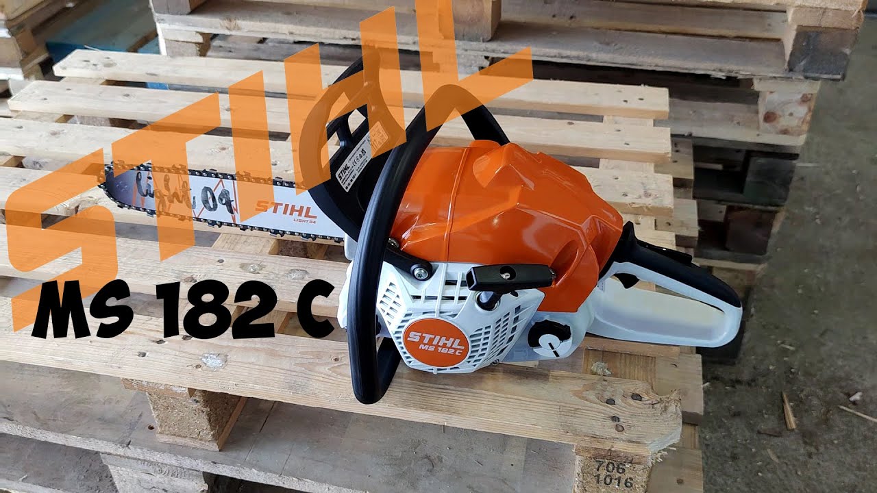 Stihl MS 182 C - Unpacking and Test