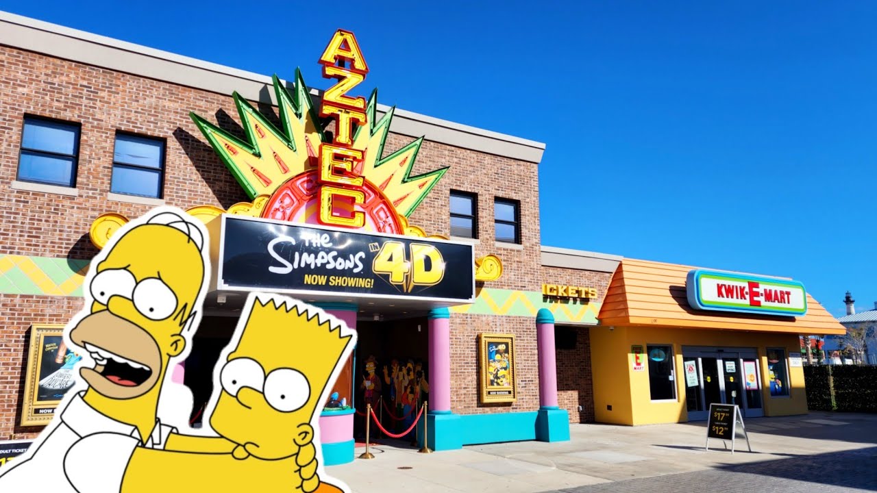 Реконструкция настоящего магазина Kwik-E-Mart из мультсериала «Симпсоны» в Миртл-Бич.