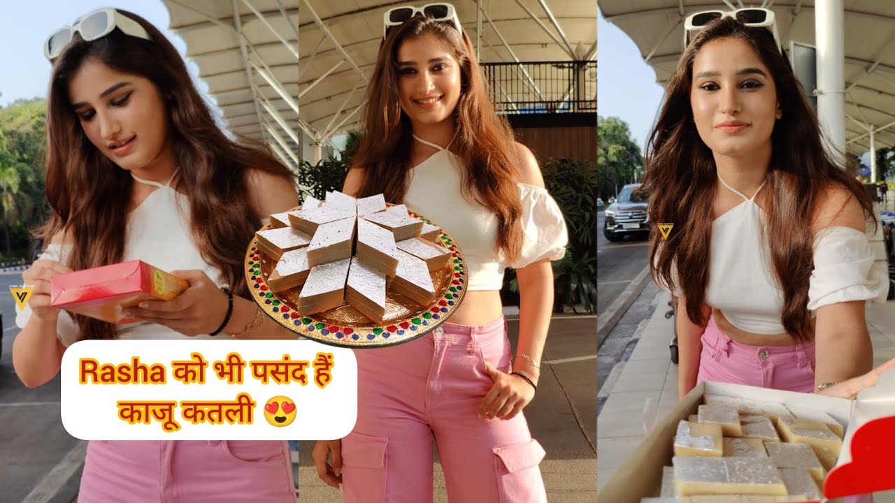 Rasha ने बांटे मिठाईयां Graduation 🎓 Pass होने पर Media Paps भी हुए खुश 😍🔥📸✈️