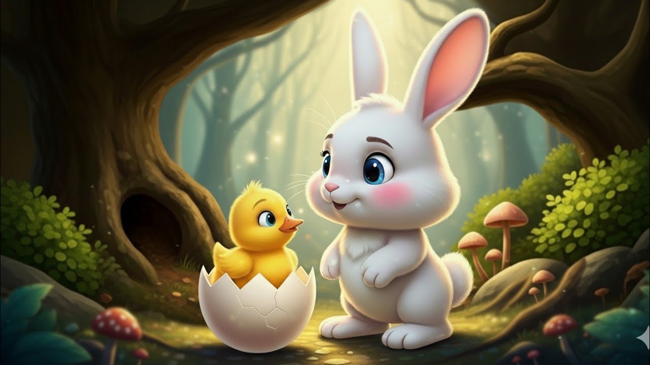 Bunny and the Magical Egg EP-1 | Cute Friendship 🐇🐥✨