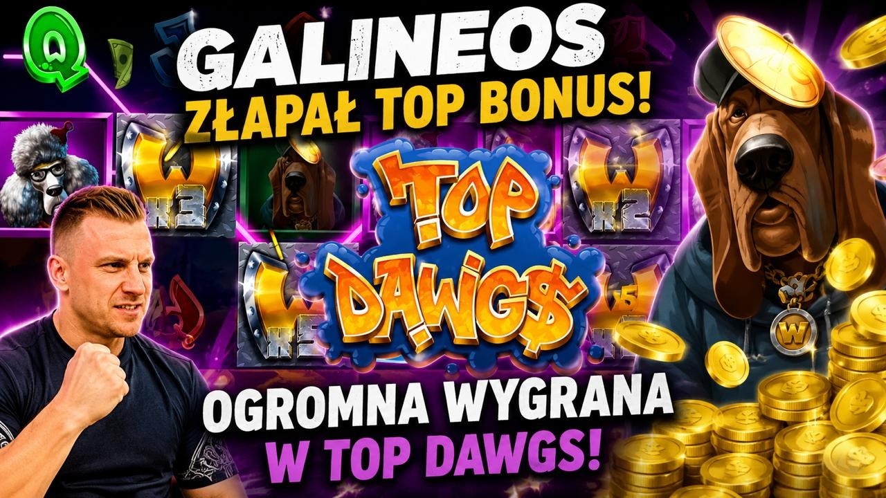 Top Dawgs SLOT &ndash; Niesamowity Bonus i Wielka Wygrana | Galineos