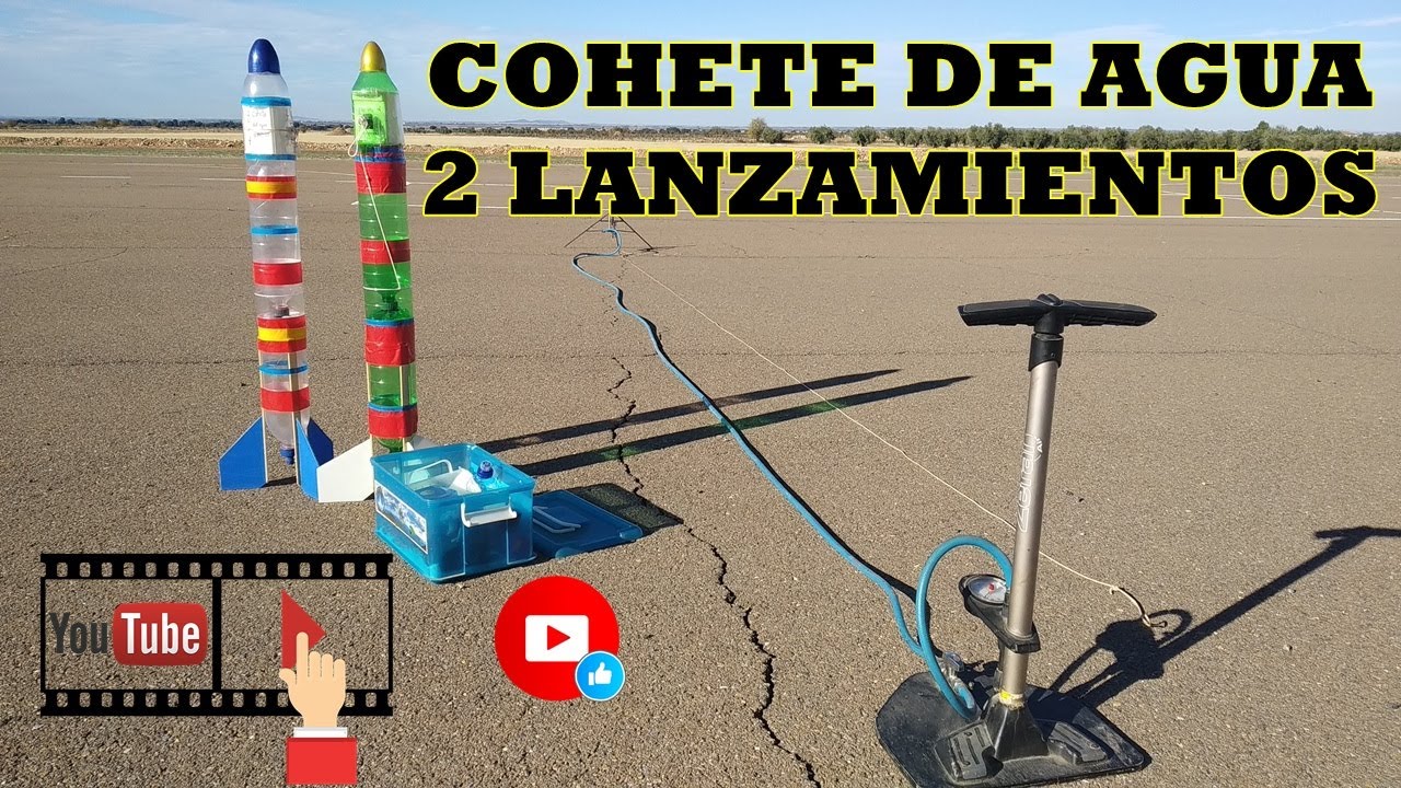 COHETE DE AGUA y aire a presión * lanzamientos WATER ROCKET