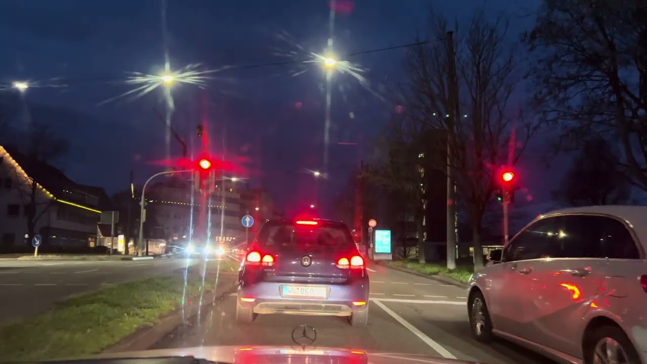 🇩🇪STUTTGART - Morning Hours Januar 2024// #Drive #Guide- [4K] #Tourist & #Travel #ASMR