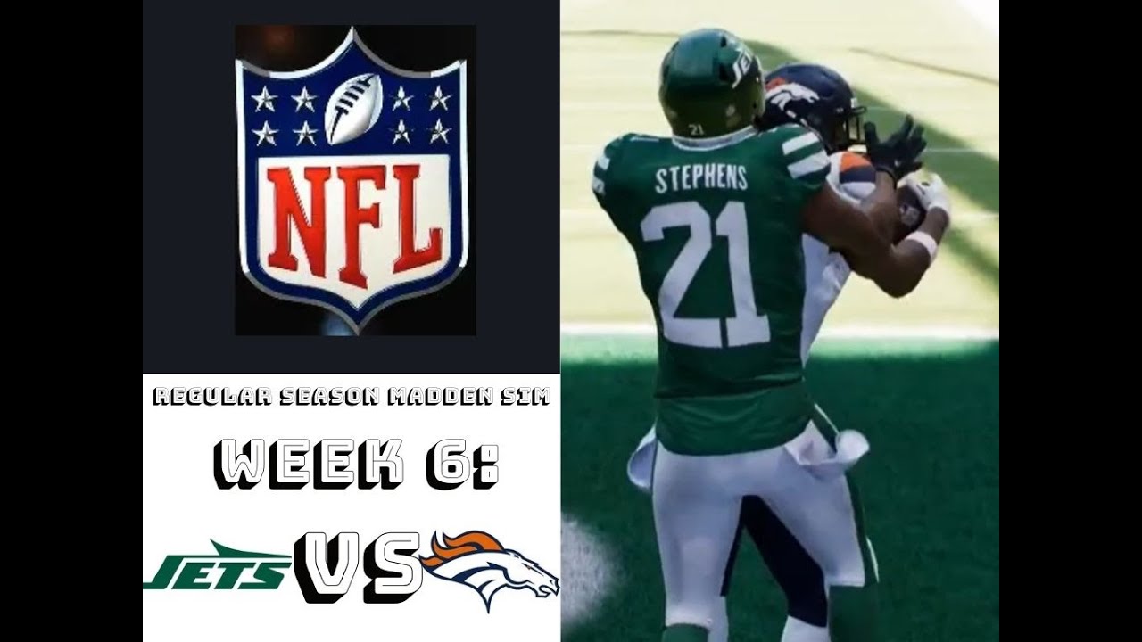 Madden 26 Simulation. Week: 6 Jets Vs Broncos *NO COMMENTARY*