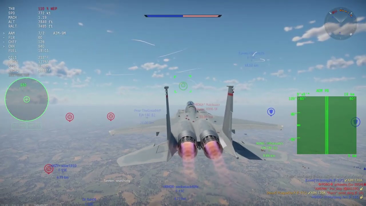 Yukikaze RWR War Thunder
