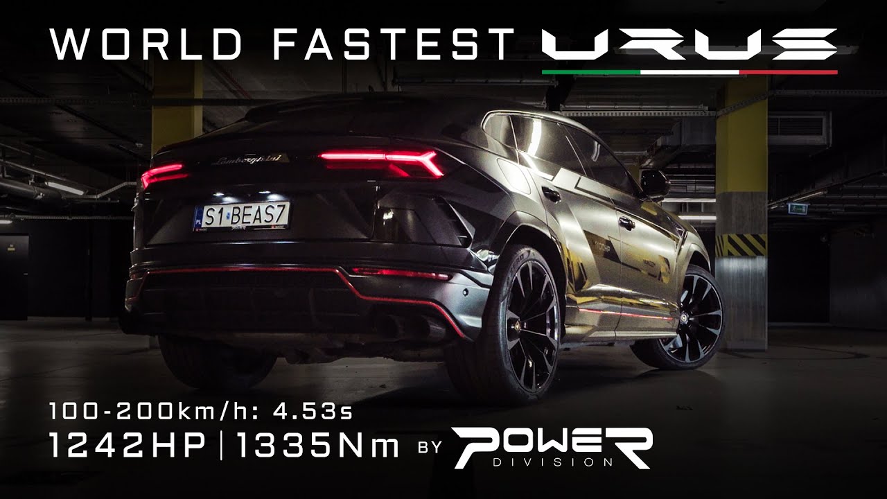 World fastest Lamborghini Urus &ndash; 1242 HP / 1335 Nm by Power Division