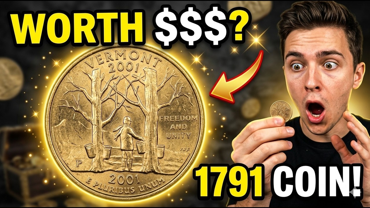 Why the 1791 Vermont Quarter Dollar Is So Valuable 💰 Full Breakdown