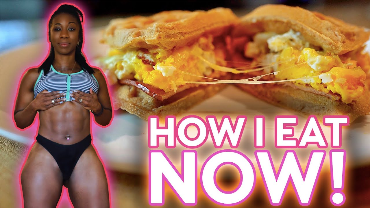 What I eat in a day! Road back to flat belly ABS!