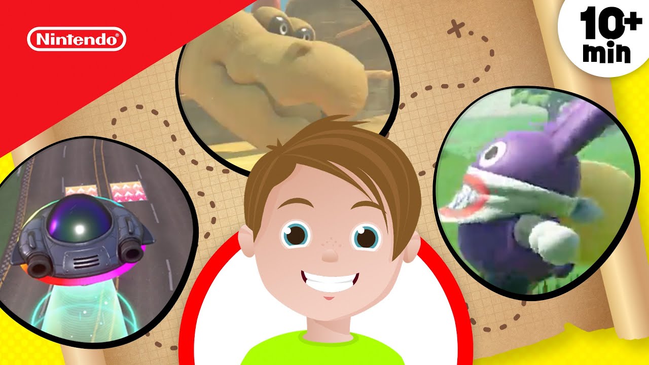 Mario Kart World Free Roam Scavenger Hunt For Kids 🔎 | Play Nintendo