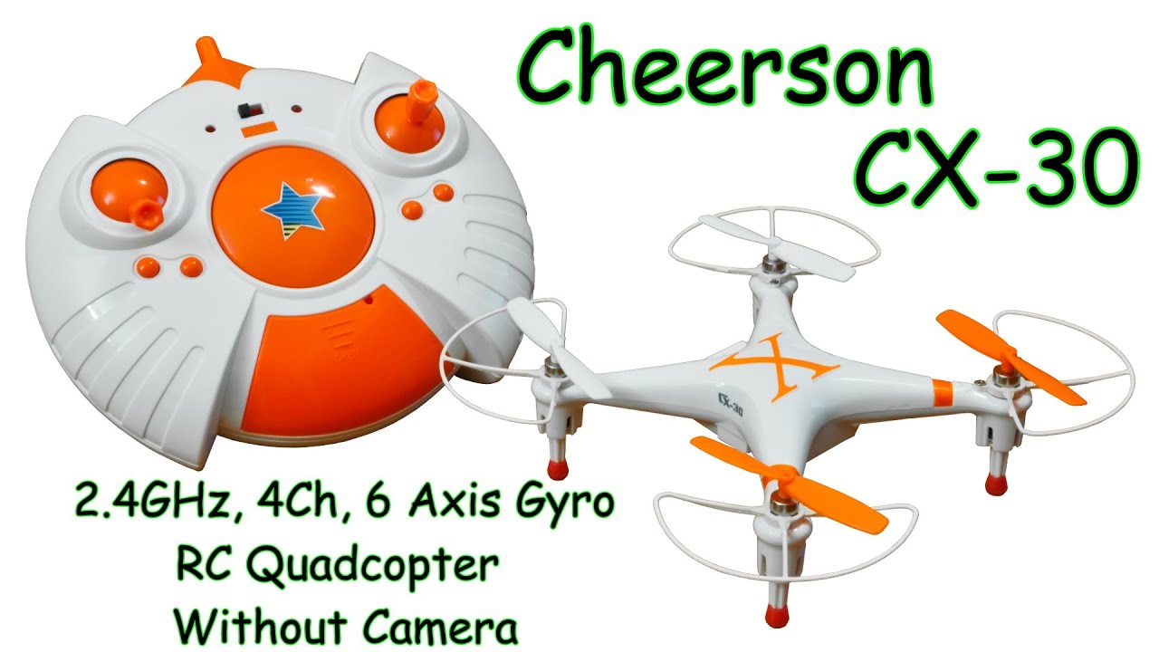 Cheerson CX-30 2.4GHz, 4Ch, 6 Axis Gyro, RC Quadcopter Without Camera (RTF)