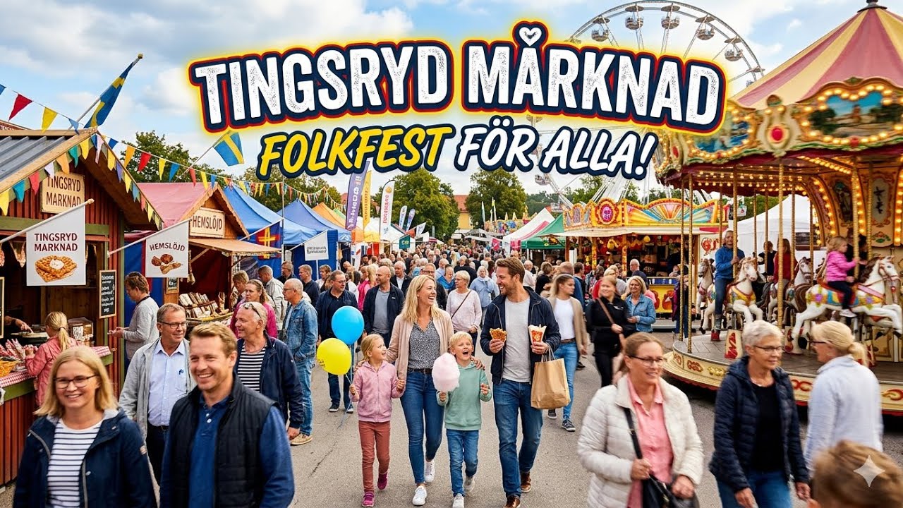 Tingsryd marknad  och politiker pratar valet 2022