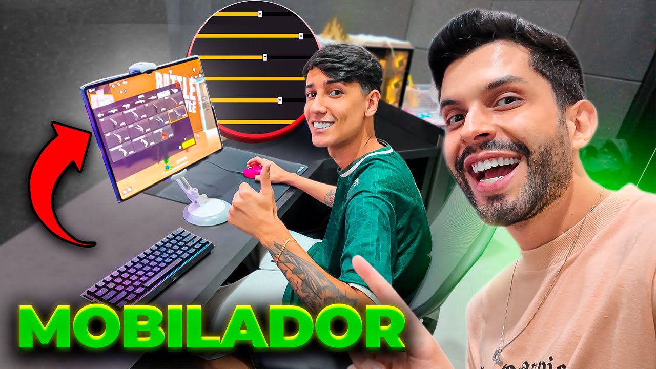 APELÃO DEMAIS!! BAK TESTOU O MOBILADOR NO FREE FIRE!!