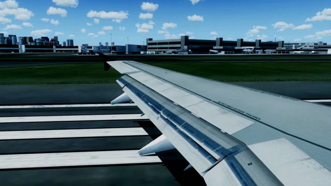 HD FSX A320 DEPARTURE KBOS FLYTAMPA