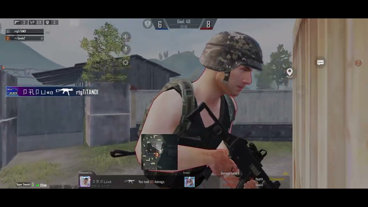 2vs2 in Room with strangers 