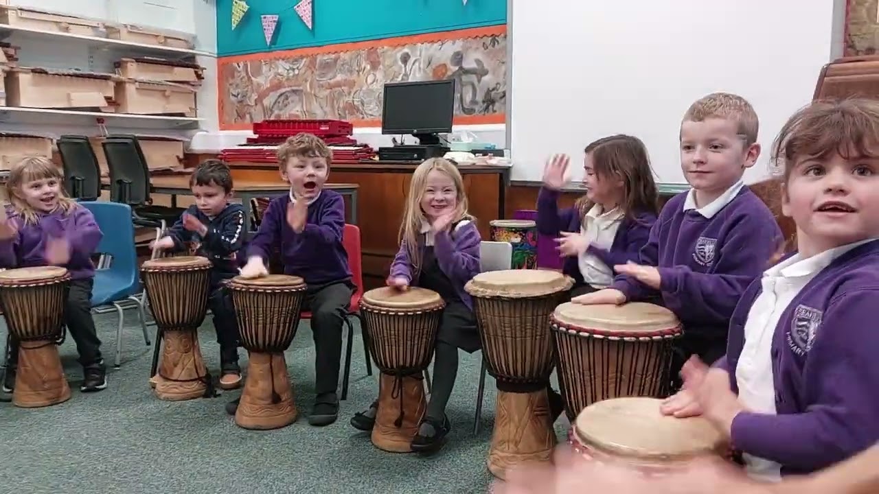 Let's Drum Project 2022/23 Cawdor & Seafield Primary Schools