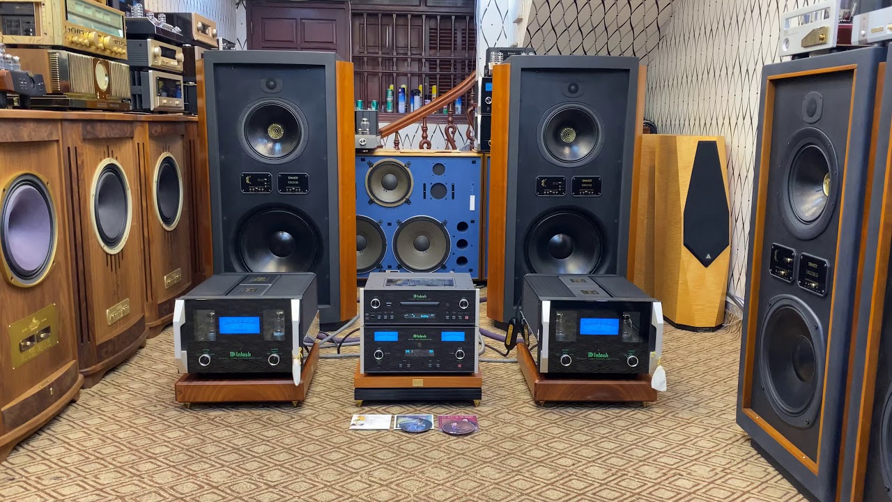 Test loa hết số tannoy Kingdom 18 cùng bộ đèn hết số mcintosh monoblock 2301 Pre c2700 đầu CD MCD600